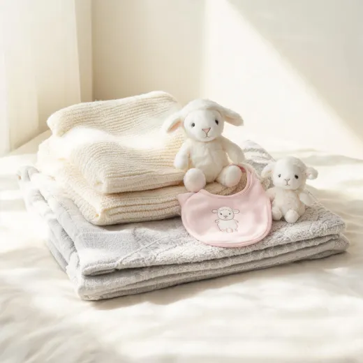 Baby Gund blanket and soft toy gift set