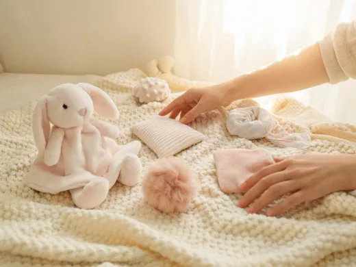Baby texture touch game